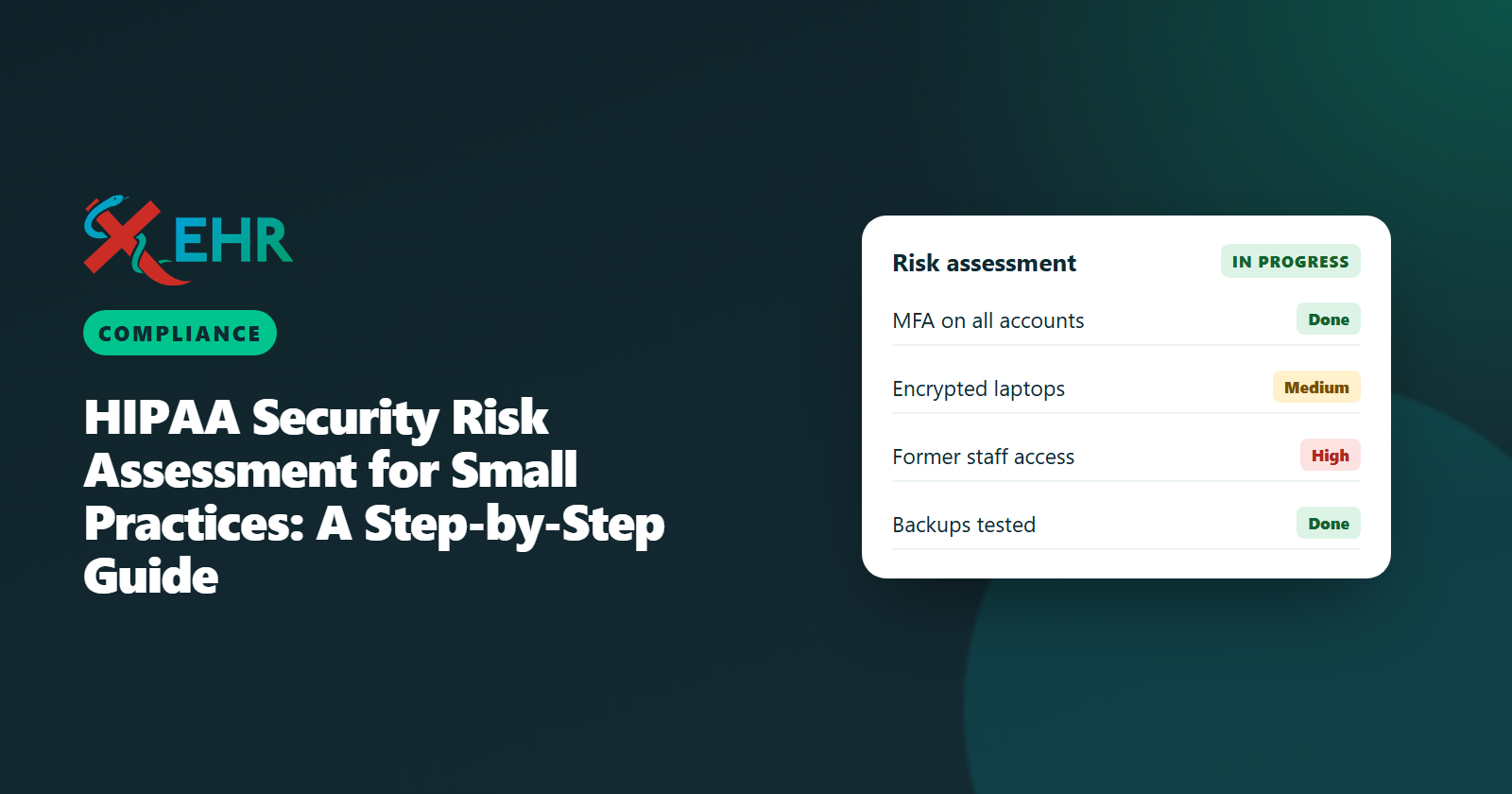 A shield with a check mark representing a completed risk assessment
